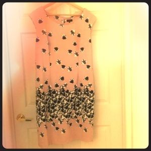 Never worn shift dress. Poly/spandex. Sz 14.